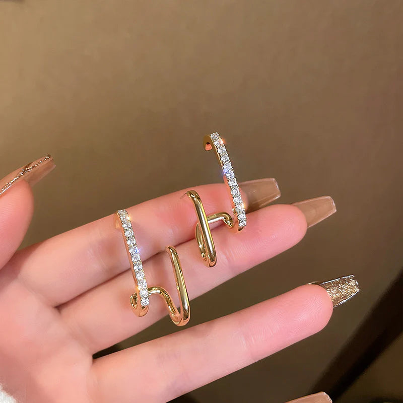 Pendientes Estefania-Dorados