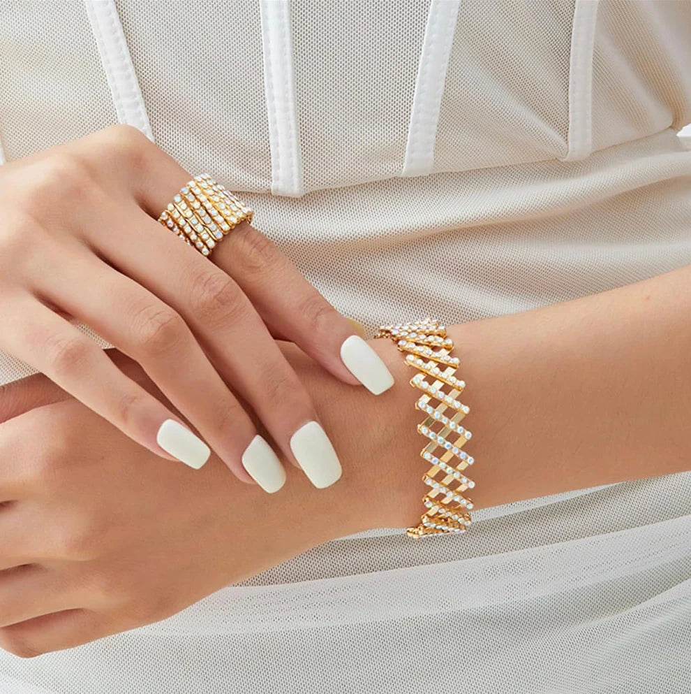 Anillo y Pulsera Diana-Oro