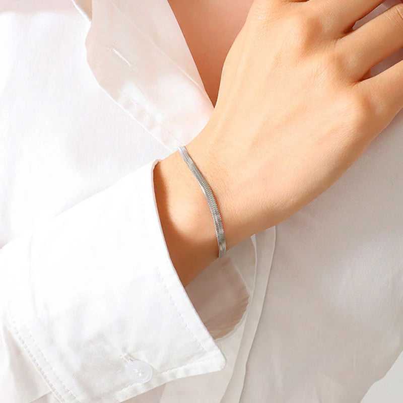 Pulsera Leonor-Plateada