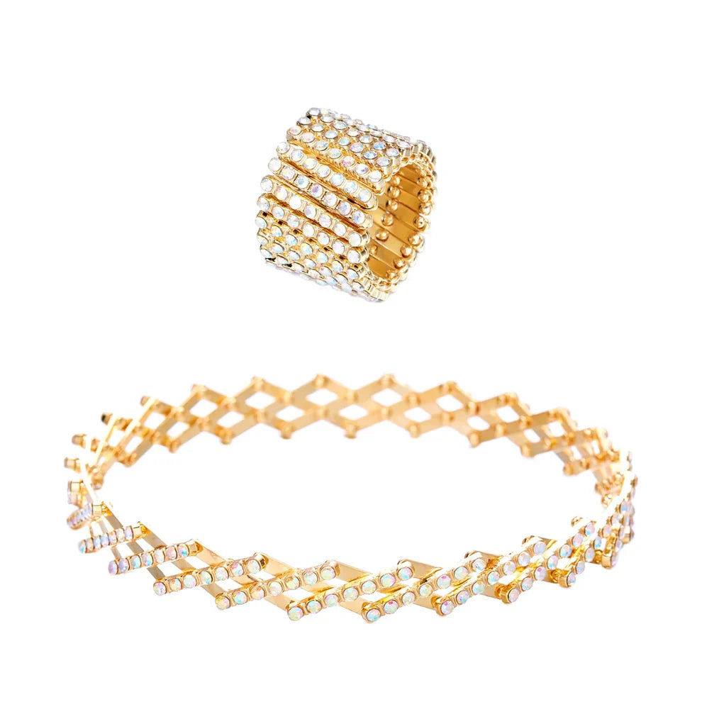 Anillo y Pulsera Diana-Oro