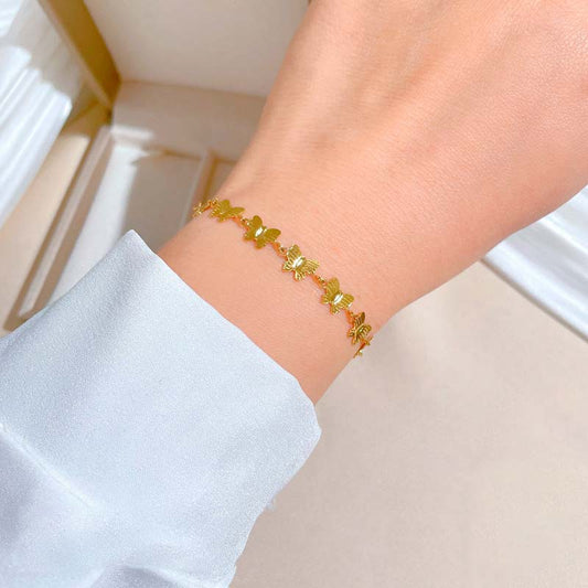 Pulsera Monarca-Dorada