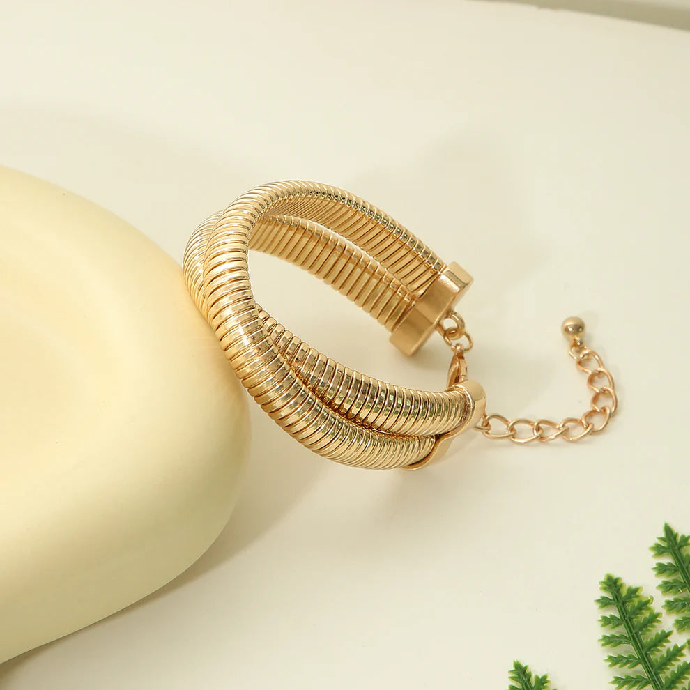 Pulsera Musa-Dorado