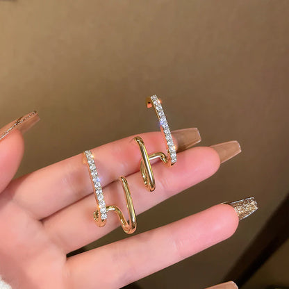 Pendientes Estefania-Dorados