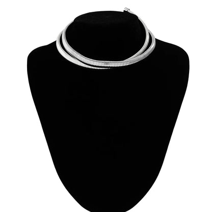 Collar Musa-Plateado