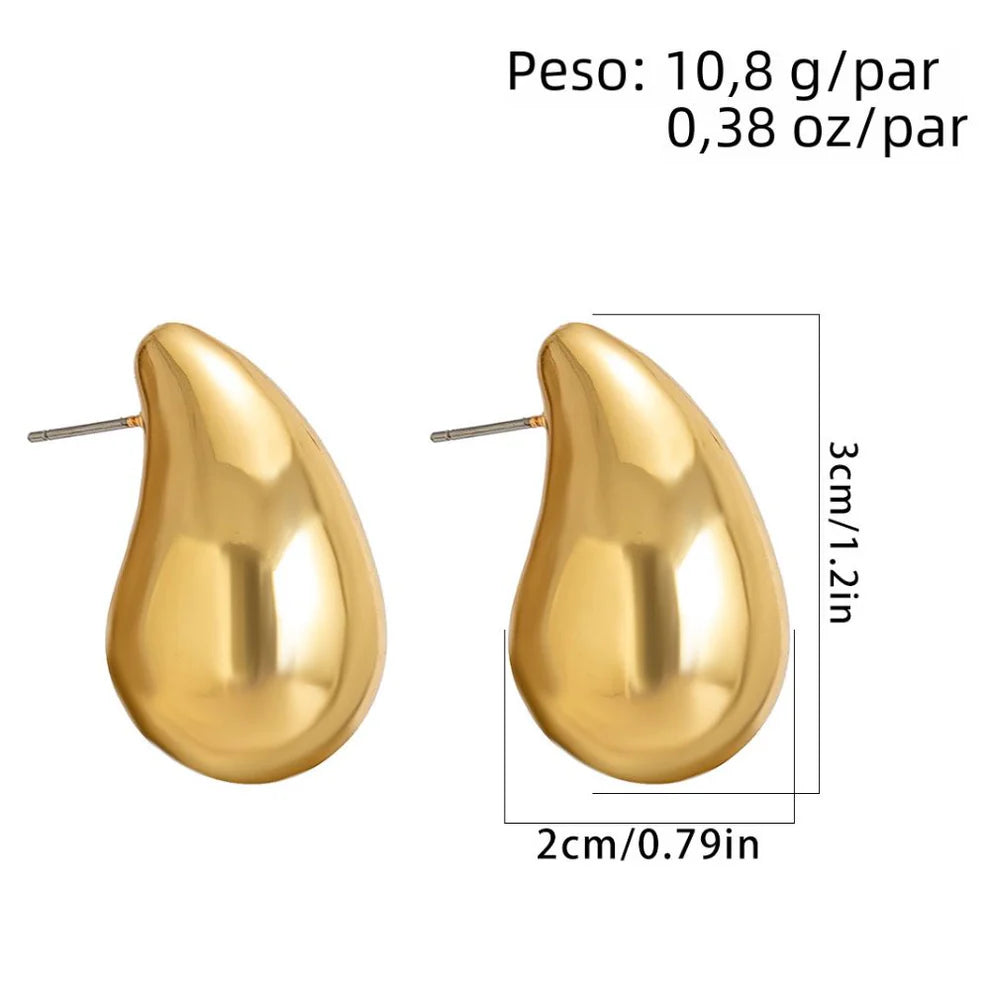 Pendientes Dafne-Dorados