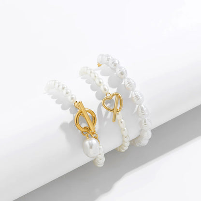 Conjunto de Pulseras Perla Infinity