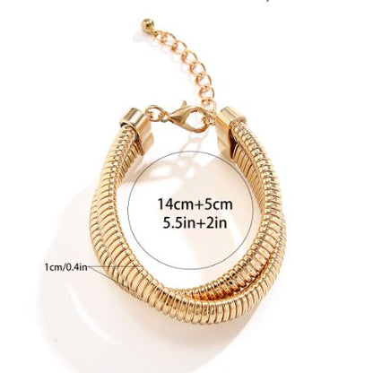 Pulsera Musa-Dorado