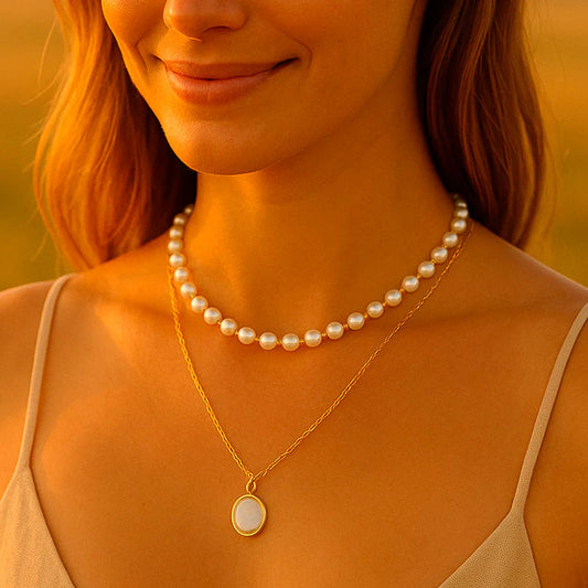 Collar Alejandra-Dorado
