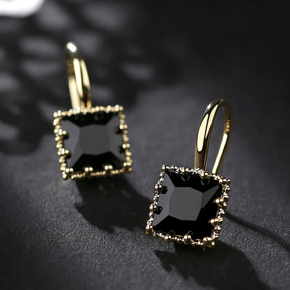 Pendientes Rafaela-Negros